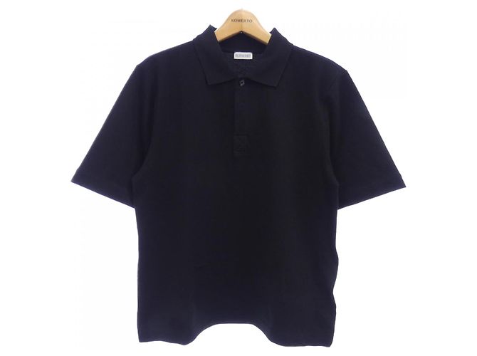 Polo de algodón Burberry Negro