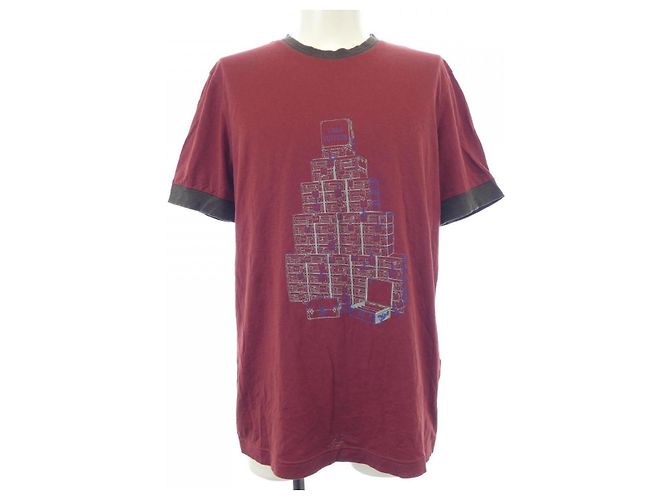 Camiseta de algodón Louis Vuitton Roja
