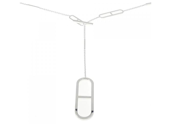 Hermès Collier Hermes Ever Chaine d’Ancre 925 Silver Argenté 