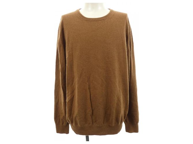 Autre Marque 100% Kaschmir Strick Cruciani Braun