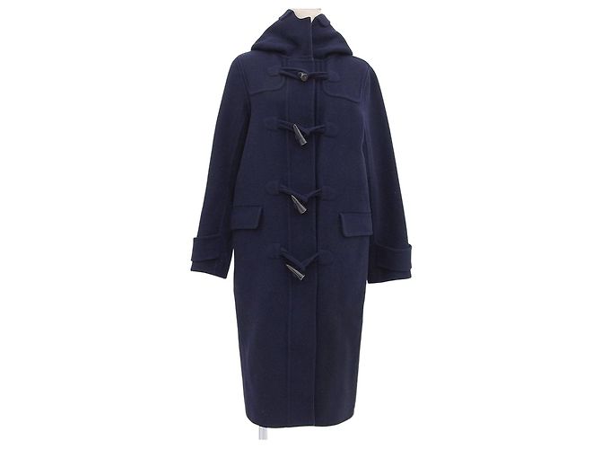 Autre Marque Abrigo Duffel de lana Mackintosh Azul Azul marino