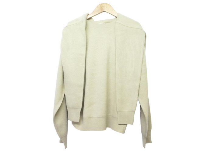 Autre Marque OZOC Docking Strickpullover Beige