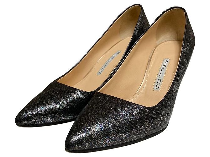 Autre Marque Glitzer-Pumps PELLICO ANDREA Pink Blau Marineblau