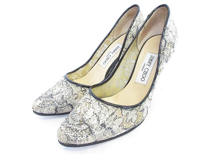 Jimmy Choo Spitzen-Pumps Aus weiß