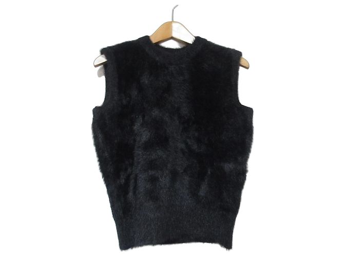 Autre Marque BLENHEIM Shaggy Knit Pullover Vest