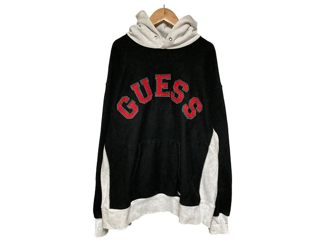 Autre Marque Sweatshirt Guess Jeans Schwarz Weiß