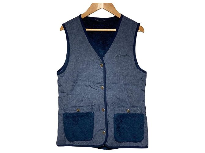 Autre Marque Columbia Omni-Shield Reversible Weste Blau Marineblau
