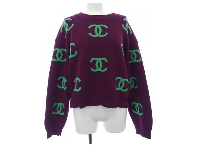 Chanel Kaschmir-Strickware Rot