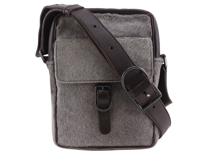 Bolsa de ombro 2 ways em pelo de bezerro e couro de bezerro Bottega Veneta