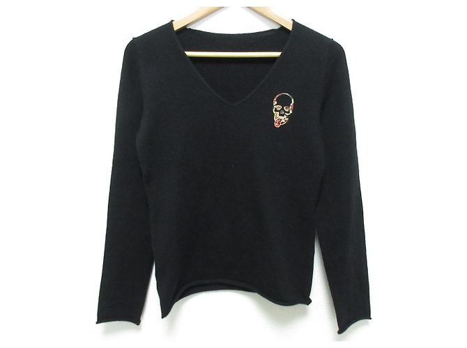 Autre Marque Lucien Pellat-Finet Kaschmir-Strickware Schwarz