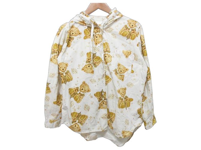 Autre Marque Moletom com capuz de babados Teddy Bear PINK HOUSE Bege
