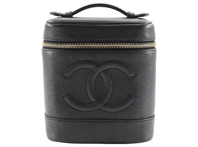 Pochette Chanel Vanity in Caviar Nero