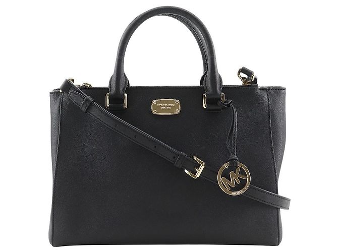 Bolsa 2WAY SHOULDER de couro Michael Kors 2way Bag Preto