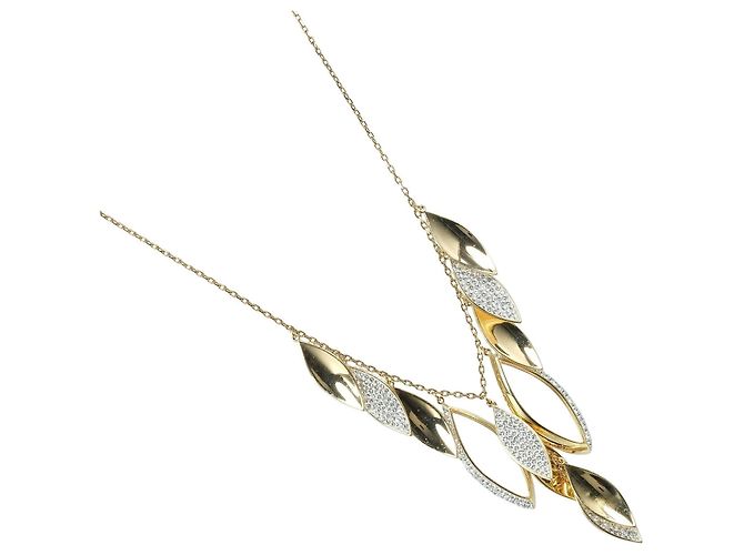 Collana Swarovski Grape Leaf D'oro 