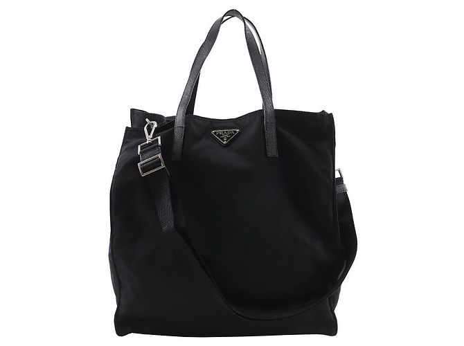 Tote Prada 2WAY Nylon 2way Bag Black