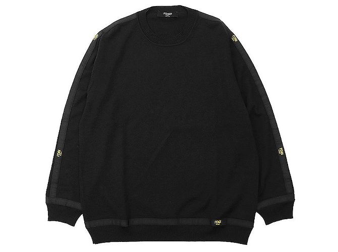 Fendi Wool Blend Knit Black