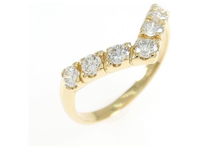 Autre Marque Moard Au750 Diamond Ring Golden