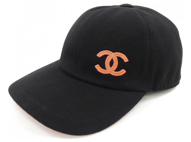 Chanel Cap Hat Black