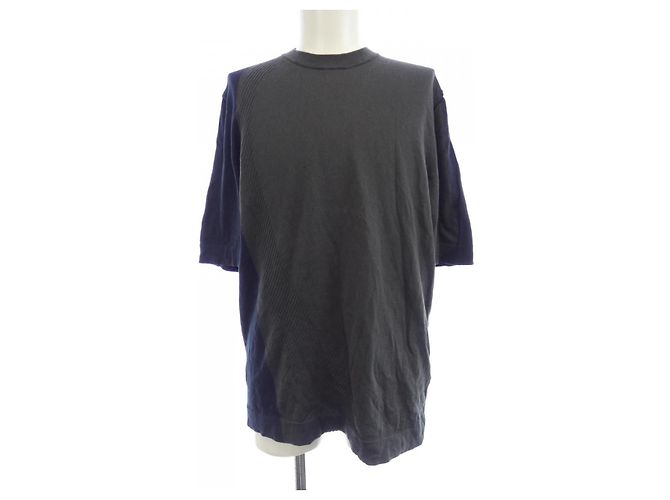 Hermès Hermes Strickware aus Kaschmir-Mischung Braun Marineblau
