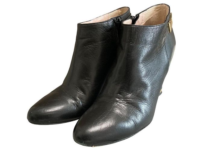 Bottines en cuir kate spade Noir