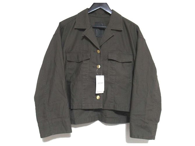 Autre Marque Giacca-camicia crossover militare NOBLE Verde Cachi