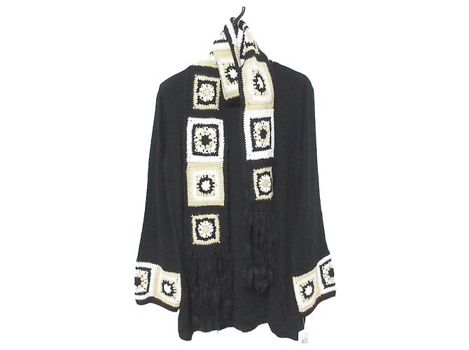 Autre Marque Top de malha Premiere de MUSE BY ROCHAS Preto