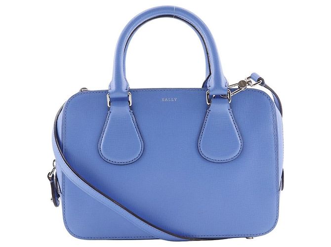 Borsa 2way BOND SM in pelle di vitello Bally Blu Blu chiaro