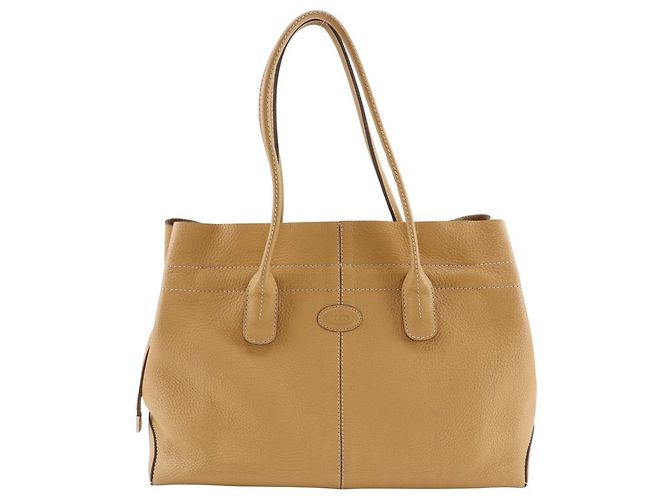 Tod's Bolsa Tote de couro de bezerro Tod’s Restyled D-Bag