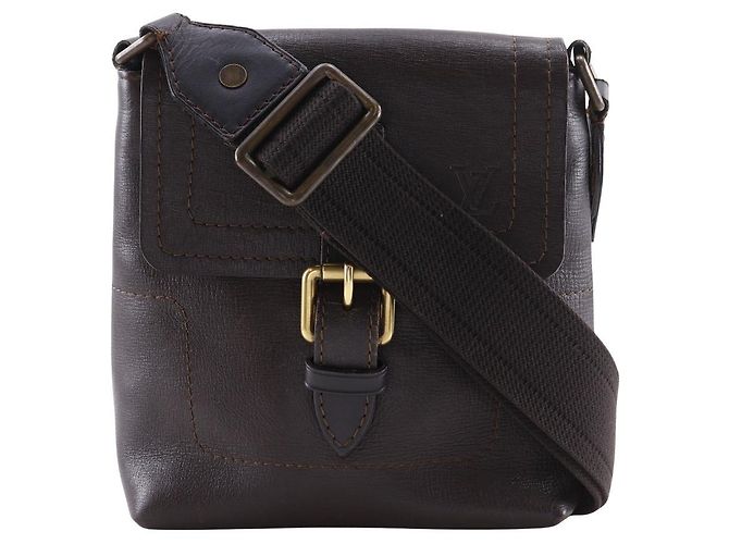 Bolsa de ombro Louis Vuitton Yuma Utah Line em couro