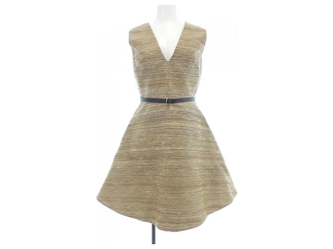 Vestido Christian Dior Bege