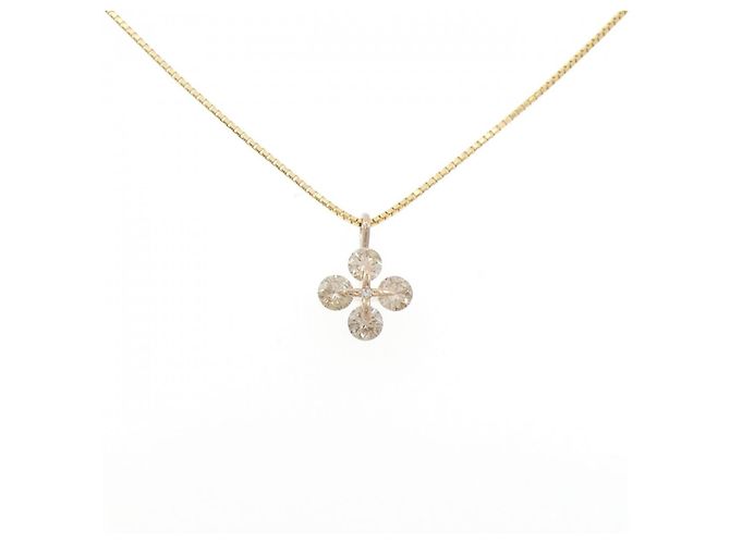Autre Marque Collana in oro Au750 e diamanti D'oro