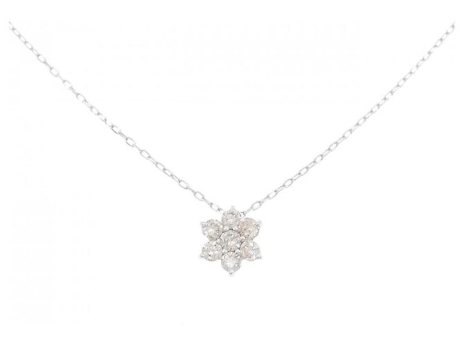 Autre Marque Collana in oro bianco e diamanti Au750 Argento