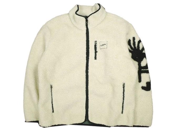 Autre Marque LQQK STUDIO KOKOPELLI FLEECE Polyester Jacket Beige
