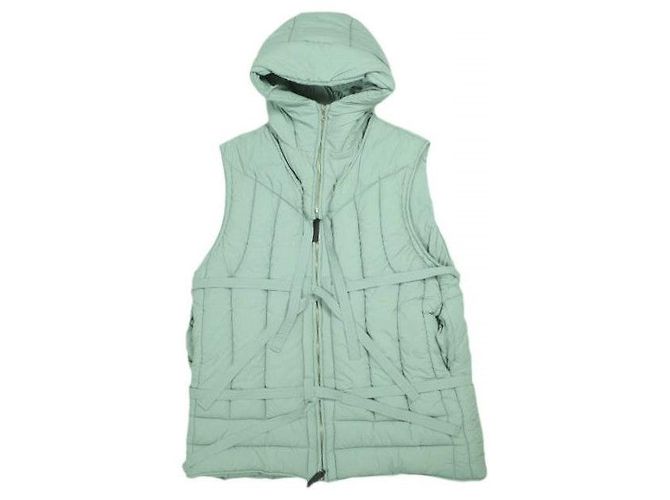 Autre Marque 77circa × WILDTHINGS SEPARATE HOOD PADDING LIFE VEST Nylon gesteppte Weste Blau