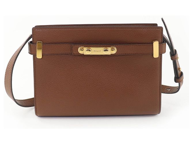 Borsa a tracolla 2way in pelle Bally Marrone