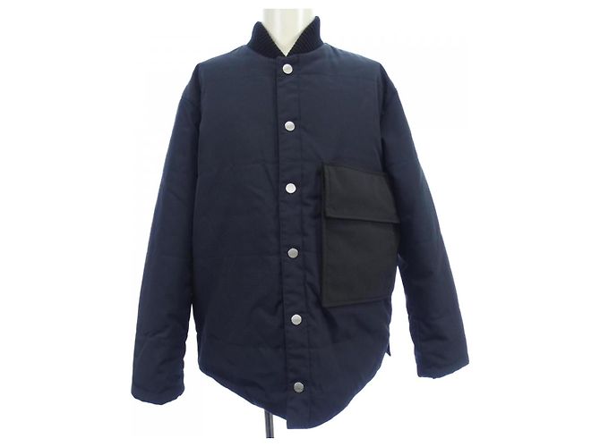 Hermès Hermes Wool Jacket Blue Navy blue