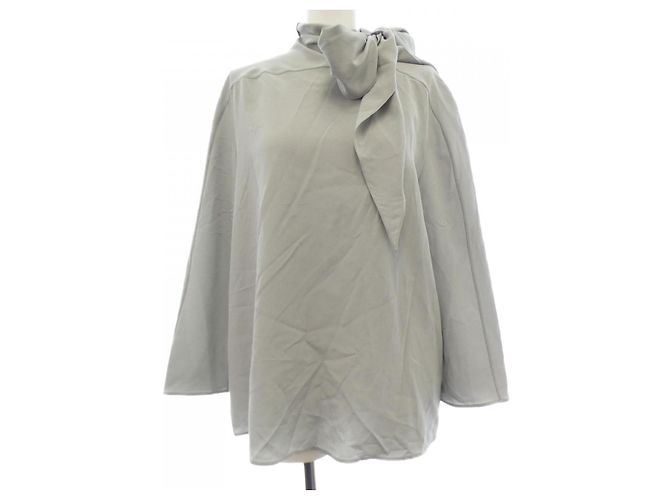 Hermès Top in seta Hermes Marrone