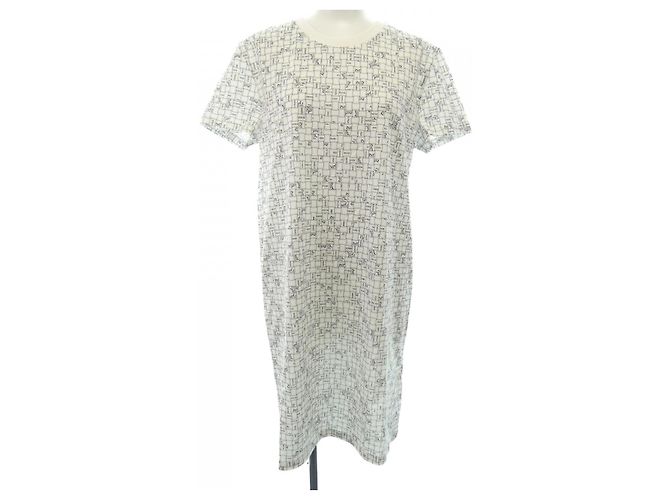 Hermès Vestido cortado Hermes Blanco