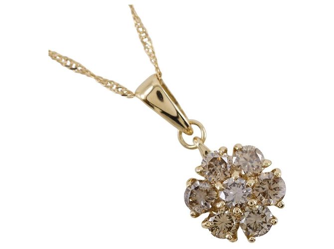 Autre Marque Collana con Diamanti Au750 D'oro