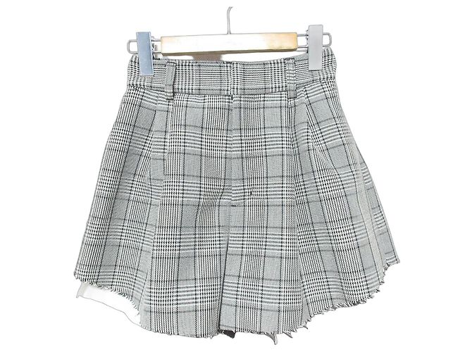 Autre Marque Glen Check Shorts sheller Schwarz