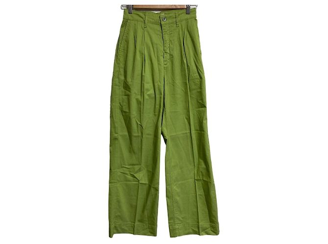 Autre Marque YANUK Weite Hose Grün