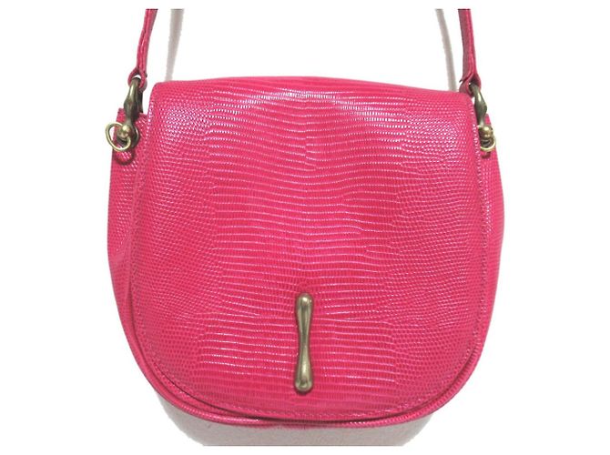 Autre Marque Bolso de hombro con solapa de cuero TOFF&LOADSTONE Rosa