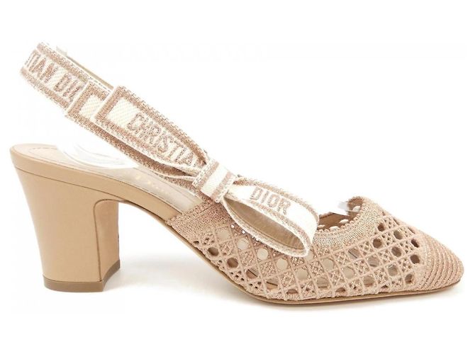 Escarpins Christian Dior KCP890RCE Cannage Embroidery Mesh