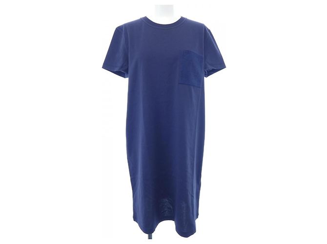 Hermès Vestido cortado Hermes Azul