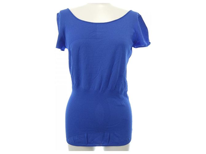 Top Chanel Azul