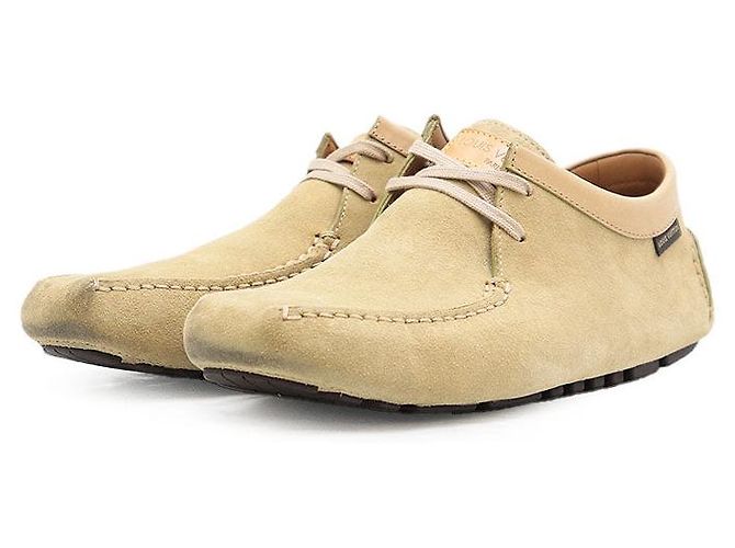 Mocasines de conducción en ante Louis Vuitton Beige