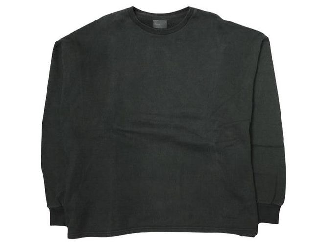 Autre Marque Danke Schon gebürsteter Baumwoll-Polyester-Sweatshirt Schwarz