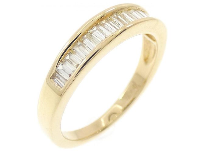 Autre Marque Anello GSTV Au750 Diamond Ring D'oro