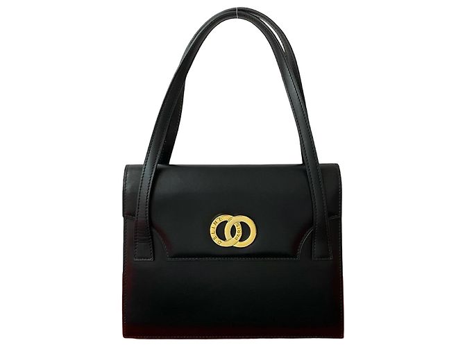 Céline Sac à main CELINE en cuir de veau Noir