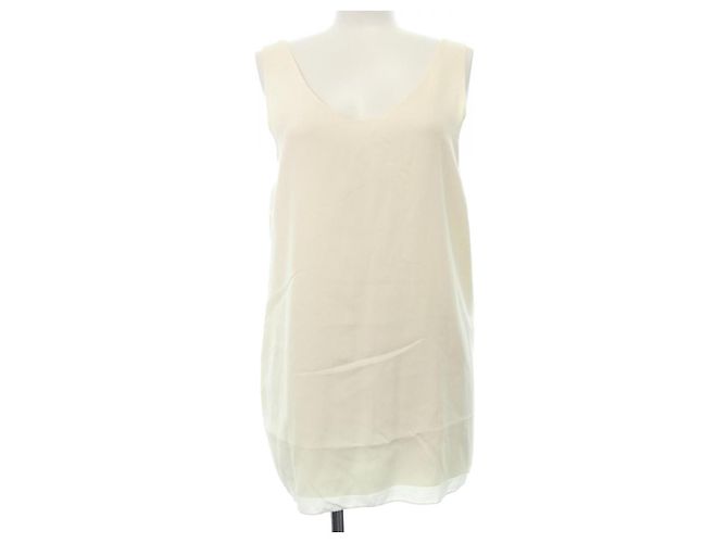 Chloé Chloe 100% Seidentop Weiß